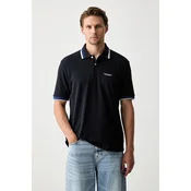 Armani Exchange polo majica moška bombažna