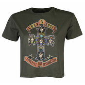 Metal majica moška Guns N' Roses - GREEN - ROCK OFF - GNRCT01LGR