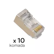 Konektor RJ45 metal CAT 6 8P8C JWD-AD82 10 kom
