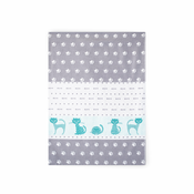 Zwoltex Unisexs Dish Towel Maru Graphite/Pattern