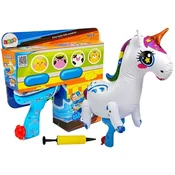 slomart Lean Toys Velika napihljiva vodna pištola Enorogec