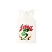 Cropp - Majica na bretele - white