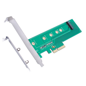E-GREEN Adapter PCI Express M.2 (NGFF/SSD) na PCI Express SATA 4 x 3.0