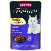 Animonda Vom Feinsten Adult Tasty Choice Mačka – Divljač i Ćureći File 85g