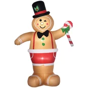 Homestar Napihljiva božična figura medenjak 2 m večbarvna