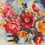Rayher. Diamantni mozaik, A gift of fields, 40x40 cm