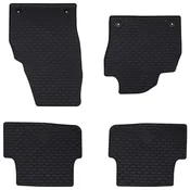 vidaXL Avto preproga 4 pcs Črna VW POLO , TAIGO TPE
