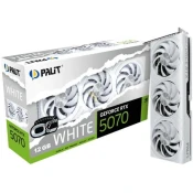 Palit GeForce RTX 5070 OC WHITE, graphics card DLSS 4, 3x DisplayPort, 1x HDMI 2.1