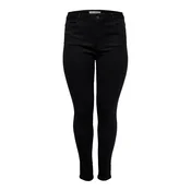 ONLY Carmakoma Kavbojke Augusta  črn denim