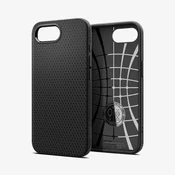 SPIGEN SPIGEN iPhone 16e Liquid Air Matte črn ovitek, (21756813)