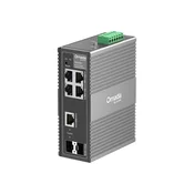 TP-LINK industrijski switch 4x1000 Mbps + 1x Gigabit SFP + 1x Gigabit combo SFP, metalno kućište, IES206G