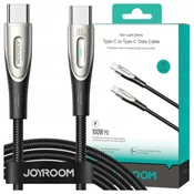 Joyroom Kabel Star-Light USB-C na USB-C Joyroom SA27-CC5 / 100 W / 1,2 m (črn)
