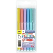 Centropen COLOUR WORLD 7550 trikotni markerji, komplet 6 pastelnih barv