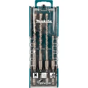 Makita TCT set večnamenskih svedrov, SDS-PLUS 4 rezni 4/1 (E-14249)