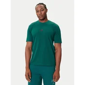 adidas Majica Essentials Small Logo JF1096 Zelena Regular Fit