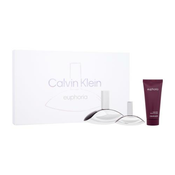 Calvin Klein Euphoria SET3 Set parfemska voda 100 ml + parfemska voda 30 ml + losion za tijelo 100 ml za žene