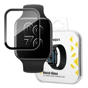 WOZINSKY Hibridno zaščitno steklo za Oppo Watch 41 mm, črno