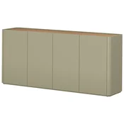Komoda Elivo 200 4D - evkaliptus/baltski dune hrast