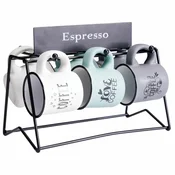 Home Set od 6 šalica za espresso s postoljem