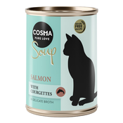 Varčno pakiranje Cosma Soup 12x100 g - Losos z bučkami
