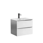 Vario Trim 60 spodnja omarica z umivalnikom antracitno bela