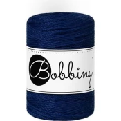 Bobbiny 3PLY Macramé Rope 1,5 mm 100 m Ink Blue Vrvica