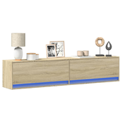 Zidni TV ormaric LED boja hrasta sonome 180x31x38 cm