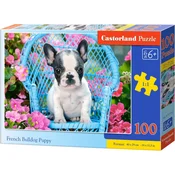Castorland Francoski buldog, mladiček Puzzle 100 kosov