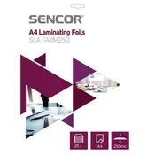 SENCOR SLA FA4M250 Folija A4 250 mikrometrov 25 kosov