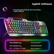 INPHIC Tastatura, Žicana, Siva