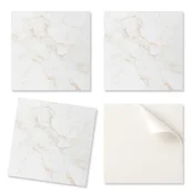 shumee Komplet PVC ploščic z dekorjem za kuhinjo ali kopalnico. Eleganten marmorni vzorec, 20x20x20 cm.
