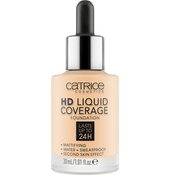 Catrice HD Liquid Coverage tekoči puder odt. 002 Porcelain Bež