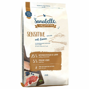 Varčno pakiranje Sanabelle 2 x 10 kg - Adult Sensitive z jagnjetino