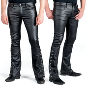 Moške hlače (jeans) WORNSTAR - Hellraiser Side Button - Waxed Denim - WSP-HRKSBWX