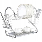 TOO KT-582 Dvoetažni MIDI metal kuhinja sušilica za suđe 25x52x38cm