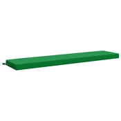 Vidaxl Blazina za klop SOEST 100% poliester Zelena 180 x 40 x 8 cm