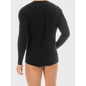 zd ZERO DEFECTS Spodnja majica Long-Sleeved Egyptian Cotton črna