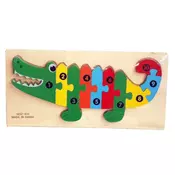Drveni krokodil puzzle
