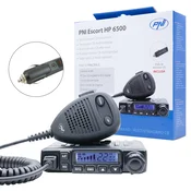 Radijska postaja CB PNI Escort HP 6550 z nameščenim PNI ECH01, multistandard, 4W, AM-FM, 12V, ASQ, z načinom odmeva