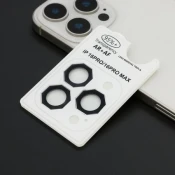 Zastita za kameru octagon za iphone 16 pro (6.3)/16 pro max (6.9) crna ( FL11440 )