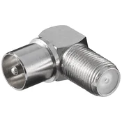 GOOBAY Goobay Adapter F-Cpl./Coax-St.90G 12236, (20898255)