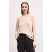 Pulover s primesjo volne Superdry ženski, oranžna barva, W6110567A-C4F