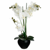 Atmosphera Umjetno cvijece u tegli Orhideja, 53 cm, Crna