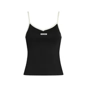 Karl Lagerfeld Top  črna / bela
