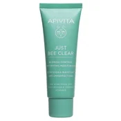 Apivita Krema za lice za masnu i kožu sklonu aknama Just Beeclear, 40ml
