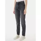 Guess Jeans hlače W2YA21 D4QD2 Siva Mom Fit