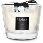 Baobab White Pearls dišeča sveča  10 cm