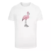 Mens T-shirt Flamingo Baller - white