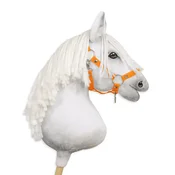 BB Nastavljiva ovratnica za konje Hobby Horse A3 - neonsko oranžna