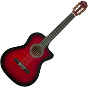 Pasadena SC041C 4/4 Red Burst Klasična kitara (Kot novo)